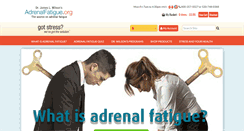 Desktop Screenshot of adrenalfatigue.org